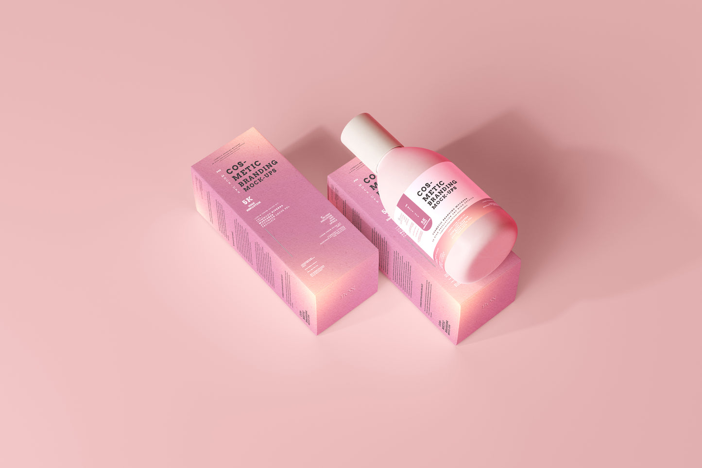 101 Cosmetic Branding Mockup Scenes