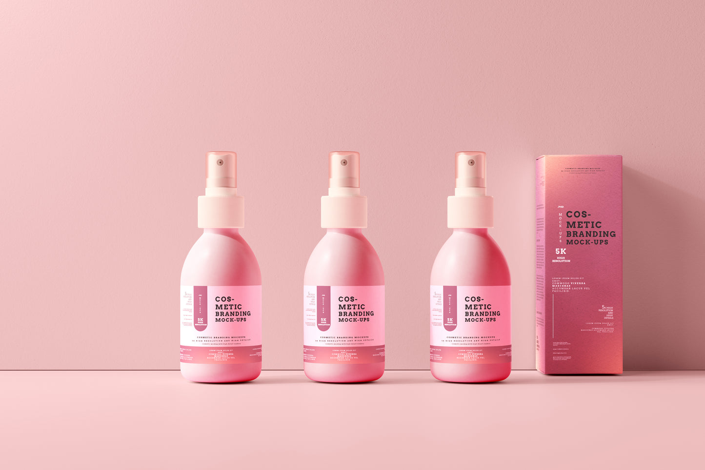 101 Cosmetic Branding Mockup Scenes