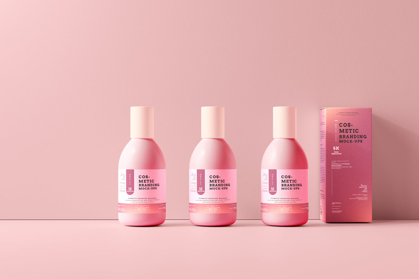 101 Cosmetic Branding Mockup Scenes