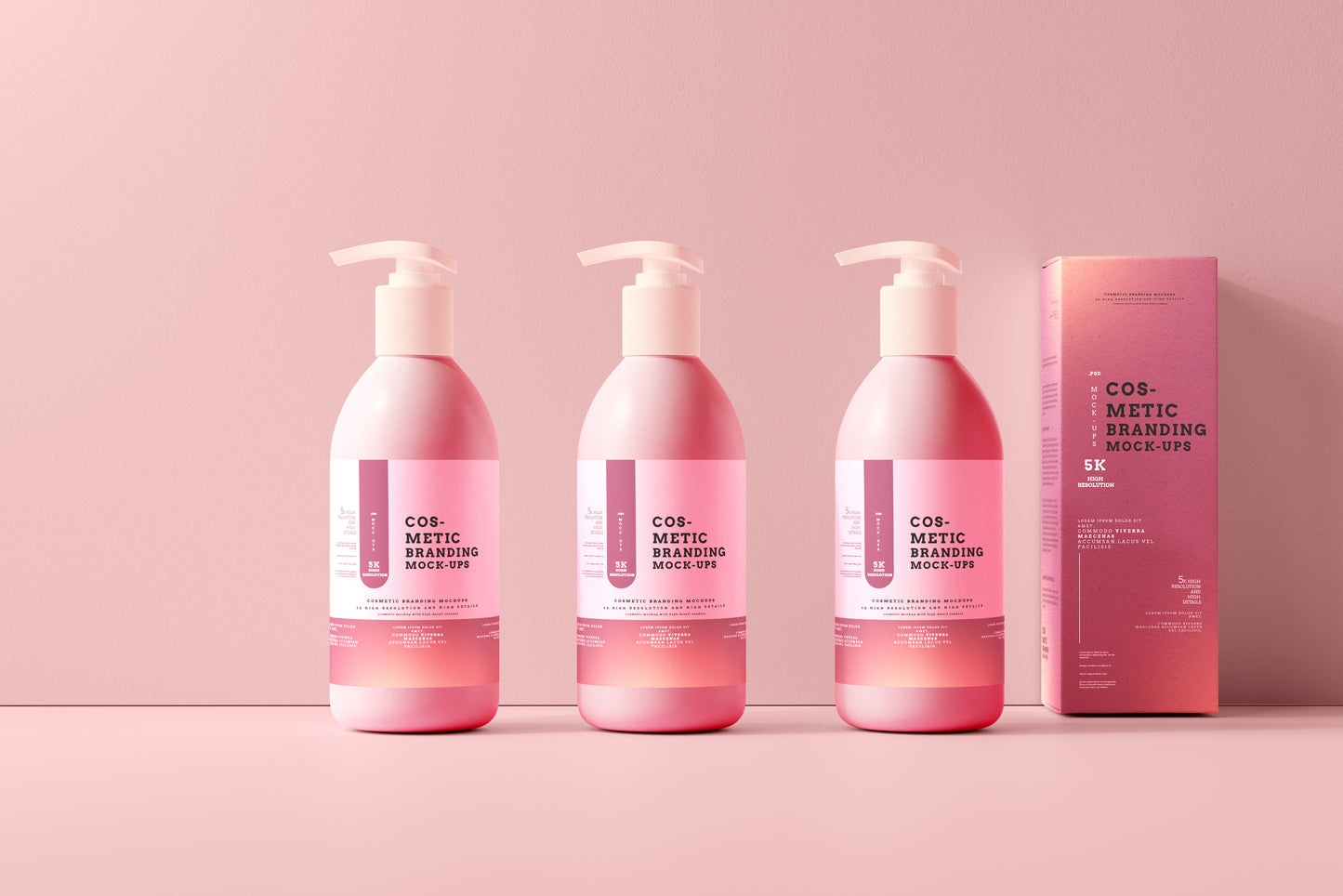 101 Cosmetic Branding Mockup Scenes