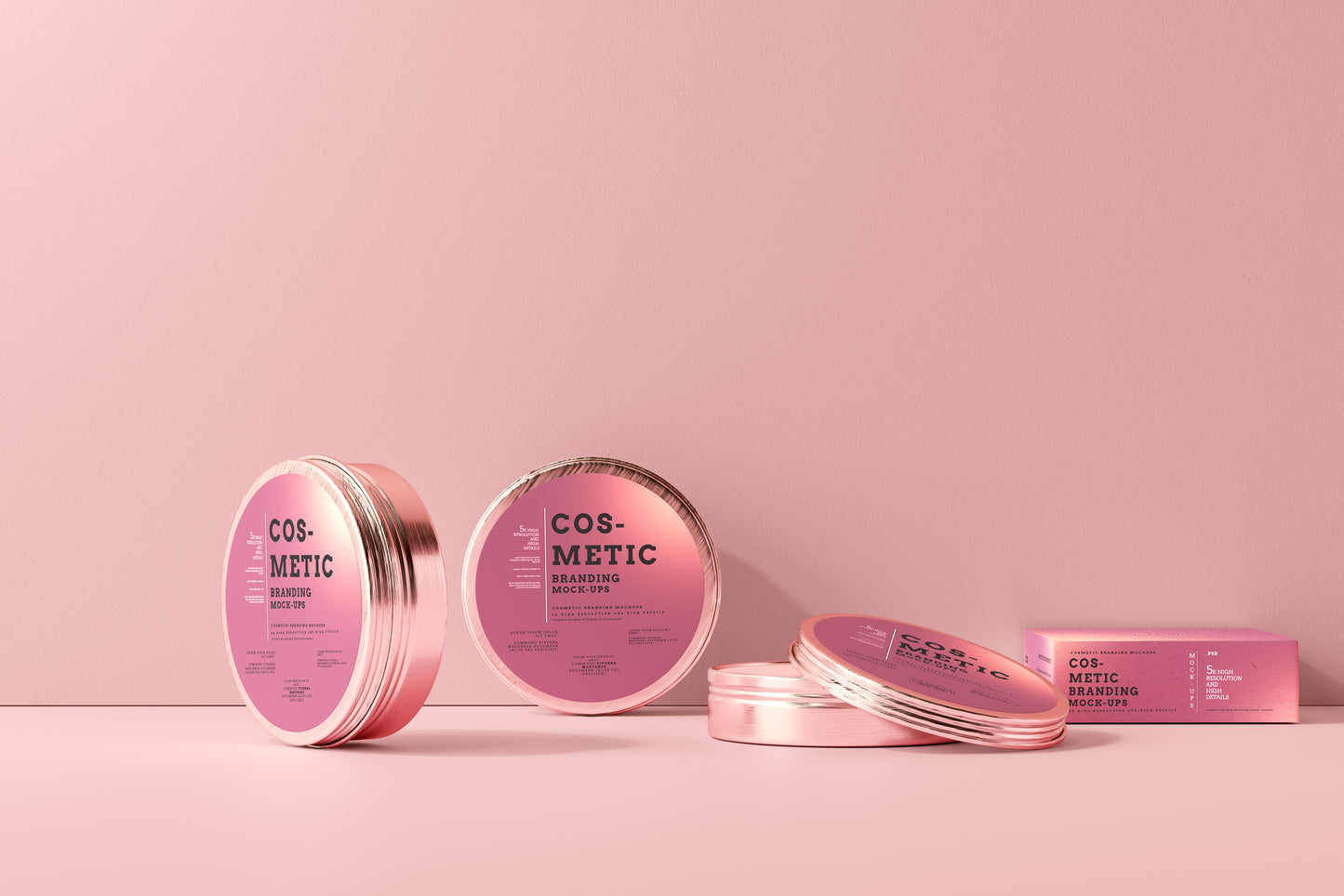 101 Cosmetic Branding Mockup Scenes