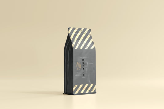 large size coffee bag packaging mockup