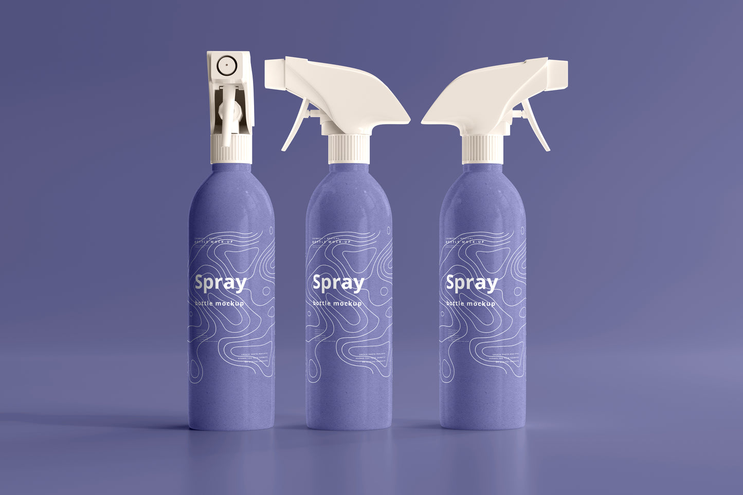 Cosmetic Spray Bottle Mockup