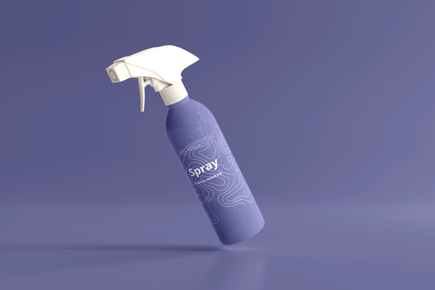 Cosmetic Spray Bottle Mockup