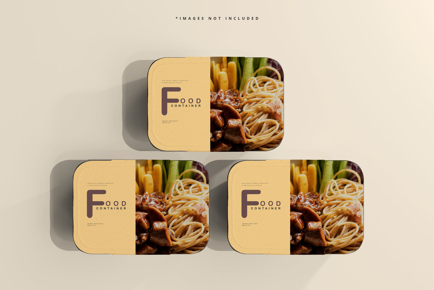 Food Container Mockups