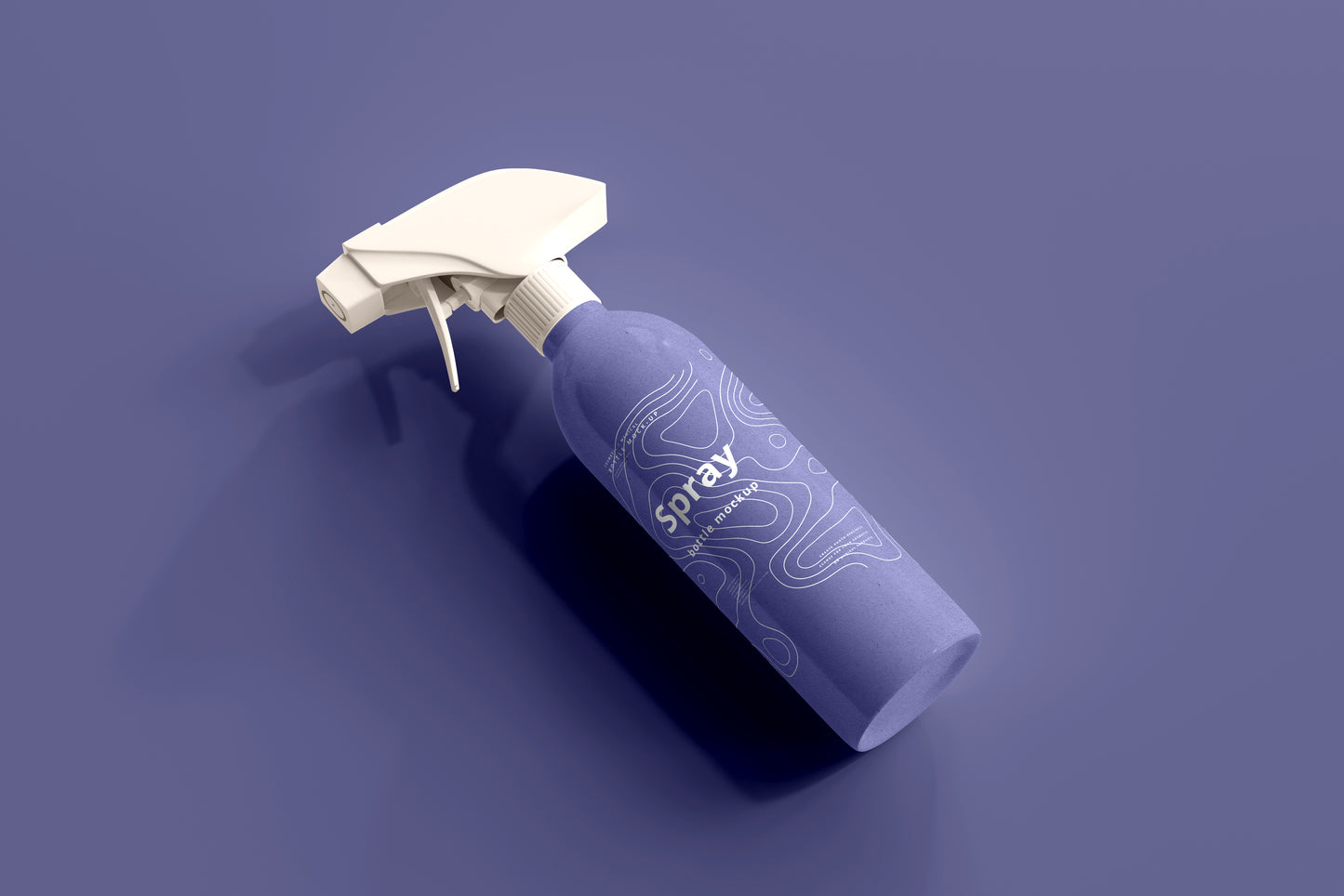 Cosmetic Spray Bottle Mockup