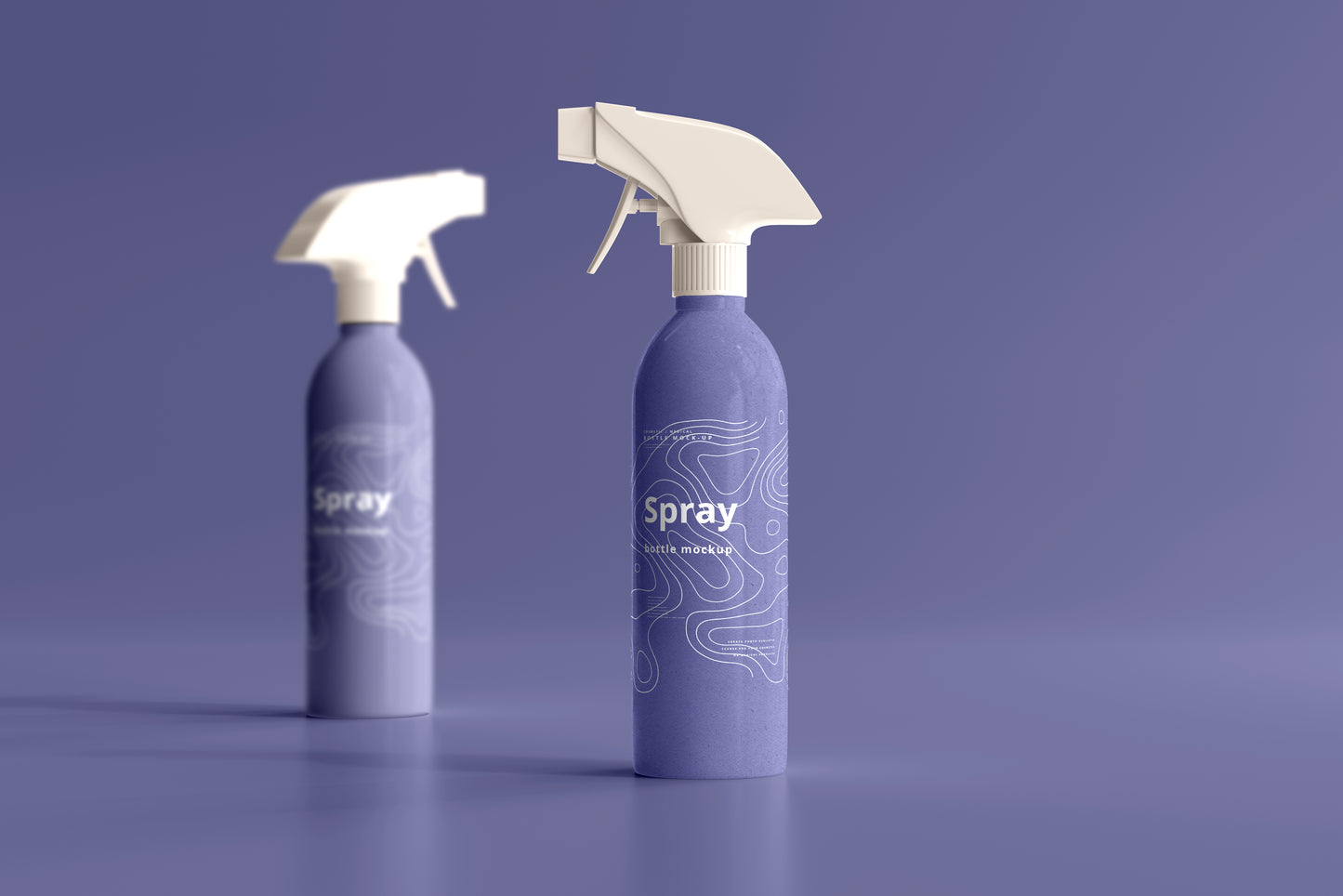 Cosmetic Spray Bottle Mockup
