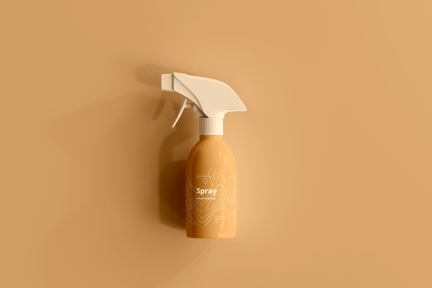 Cosmetic Spray Bottle Mockup