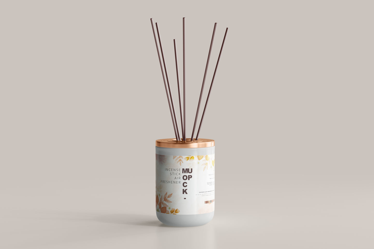 Incense Air Freshener Reed Diffuser Mockup