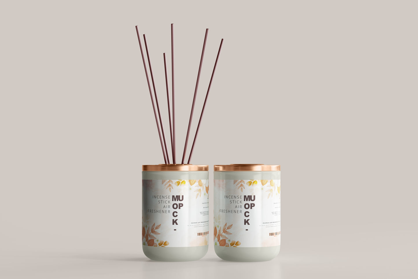 Incense Air Freshener Reed Diffuser Mockup