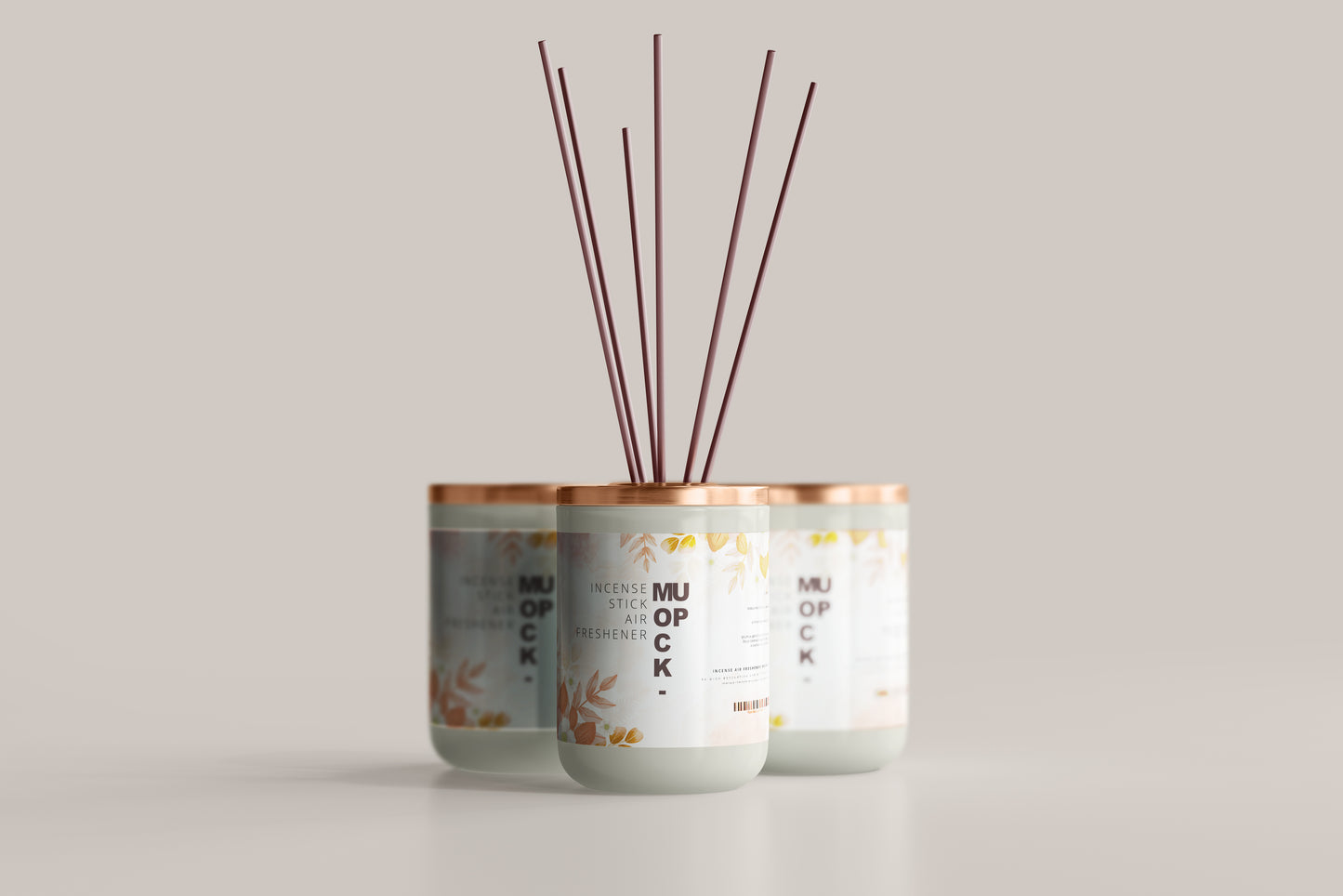 Incense Air Freshener Reed Diffuser Mockup