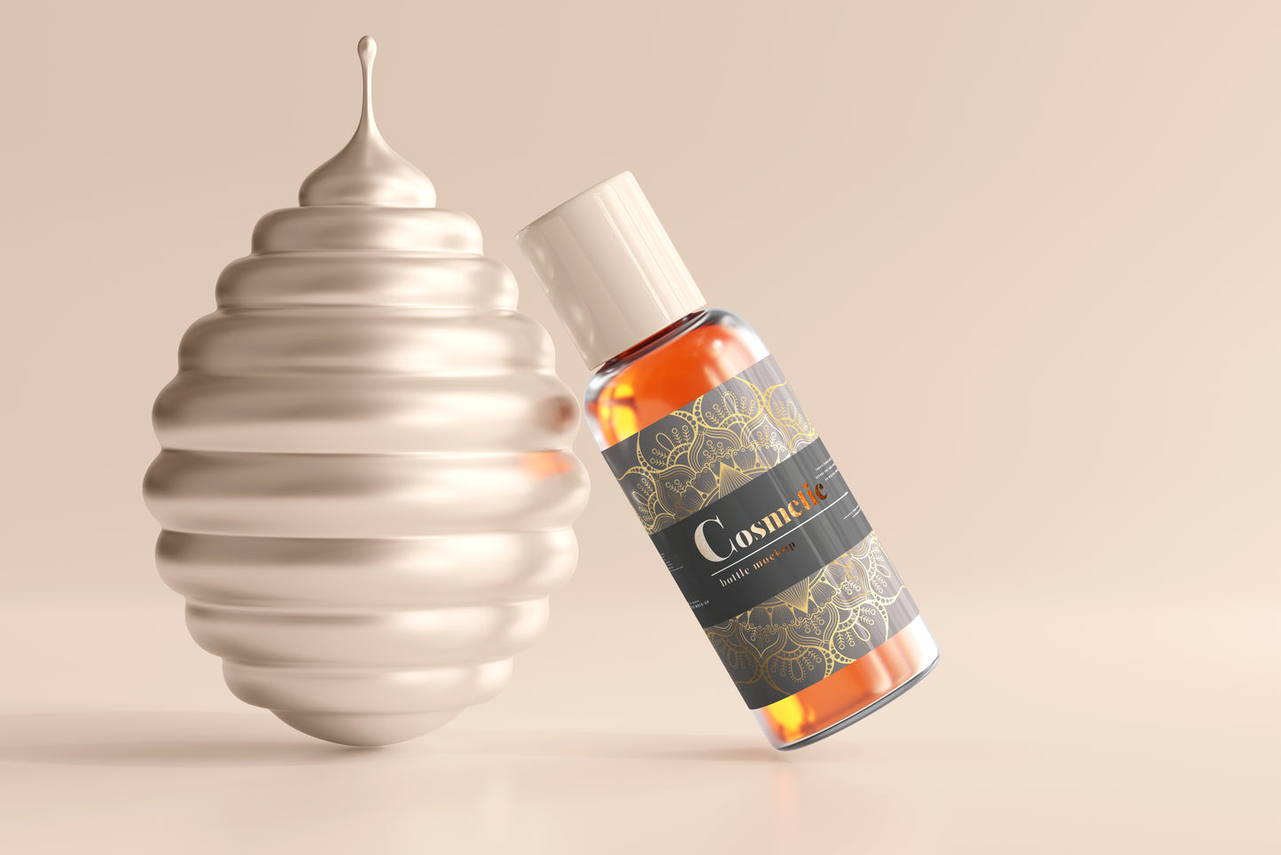 Cosmetic Bottle Mockup