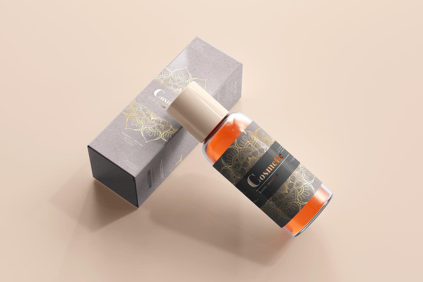 Cosmetic Bottle Mockup