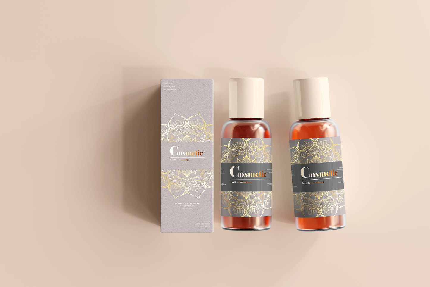 Cosmetic Bottle Mockup