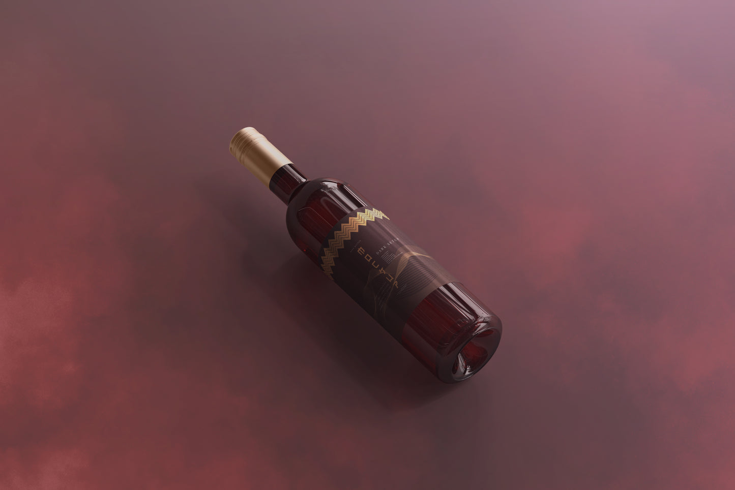 Screw Cap Wine Bottle Mockups