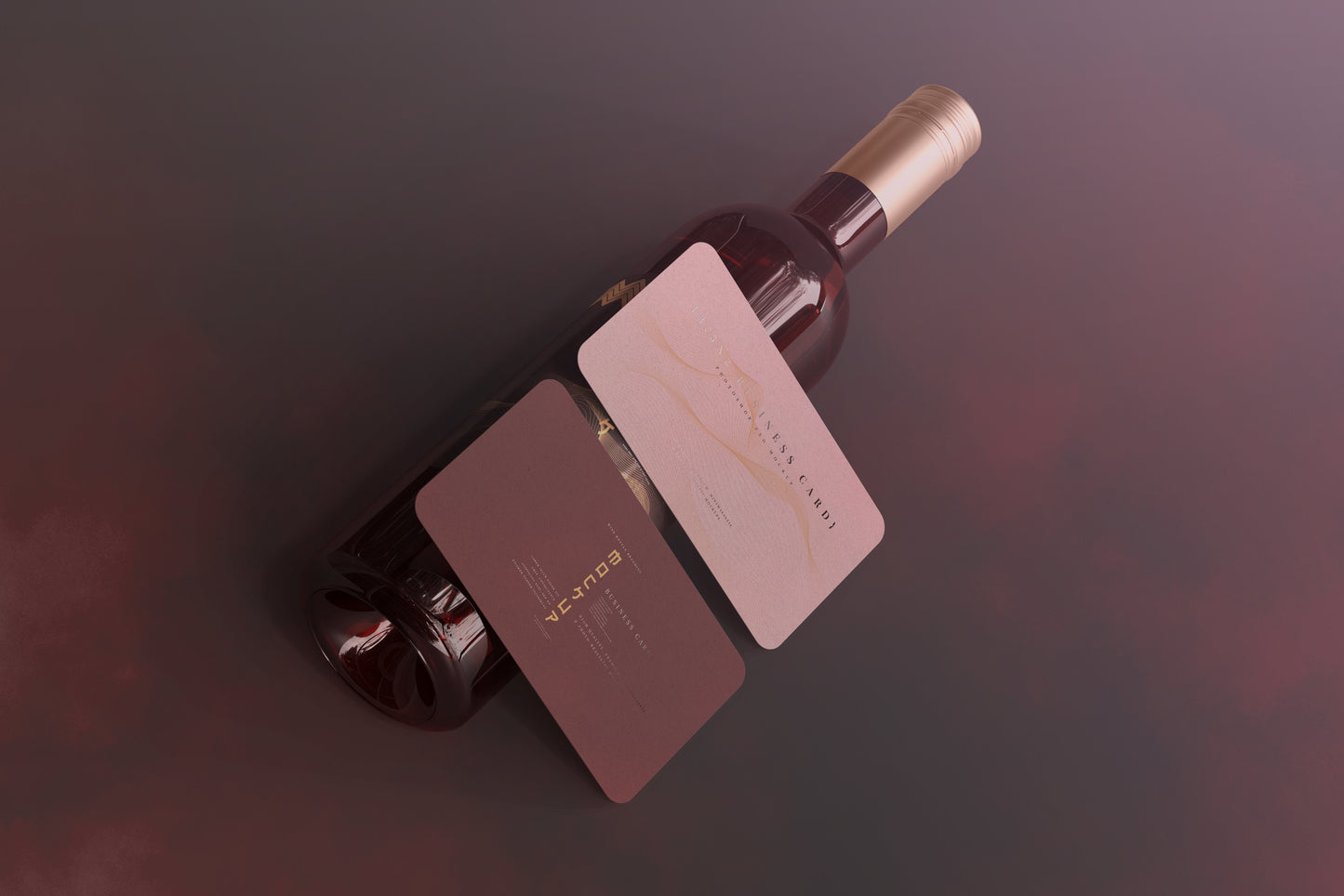 Screw Cap Wine Bottle Mockups