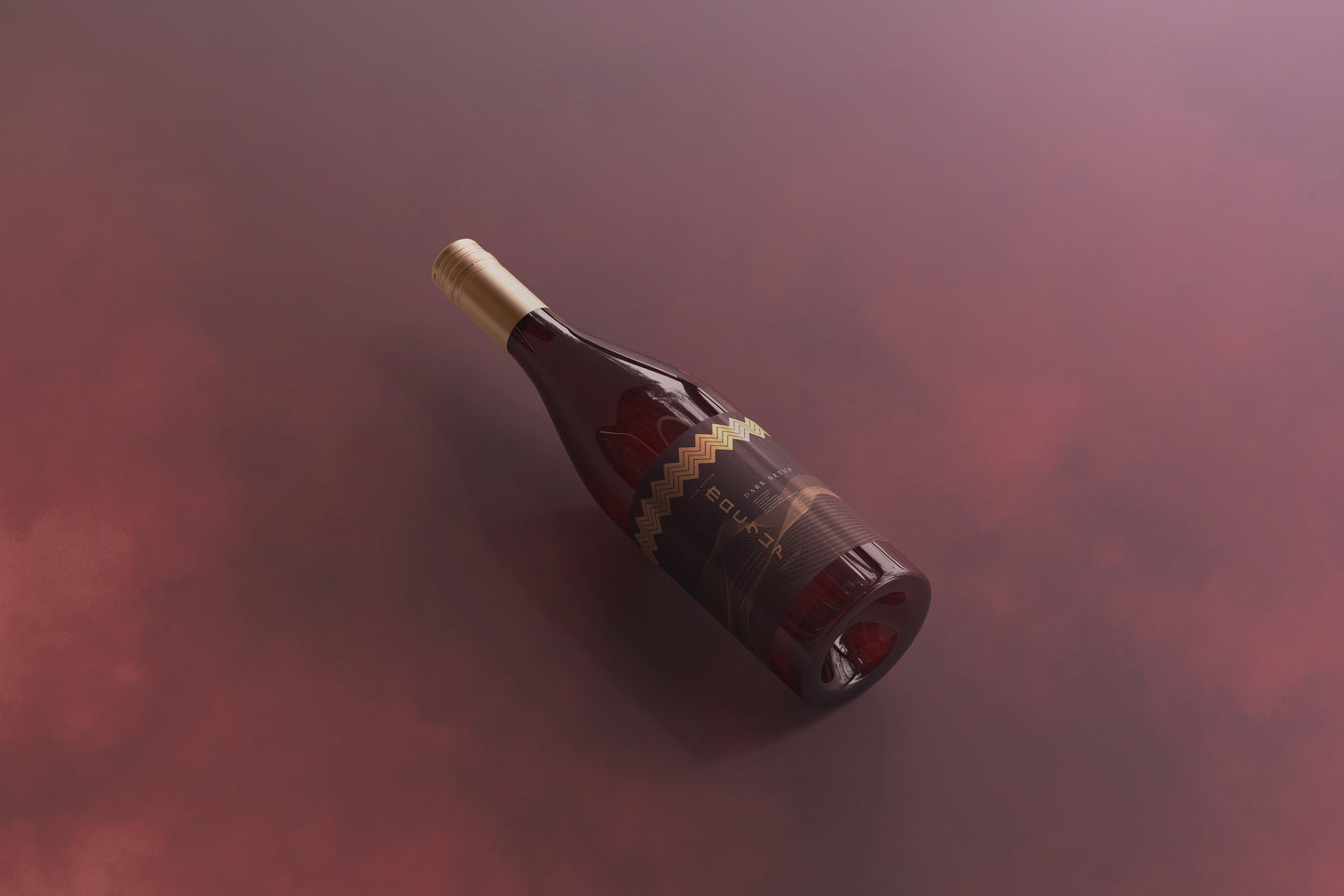 Screw Cap Wine Bottle Mockups