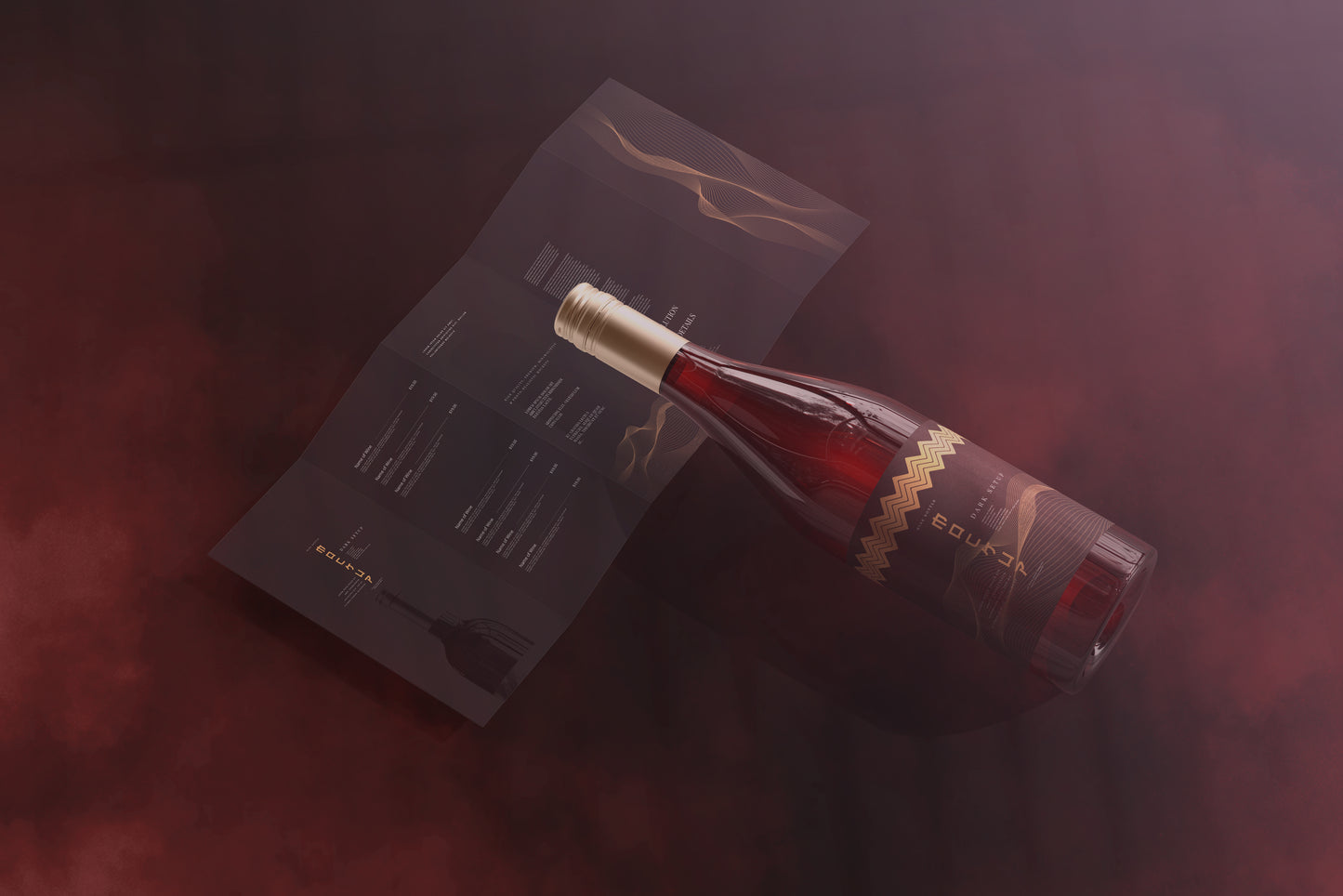 Screw Cap Wine Bottle Mockups