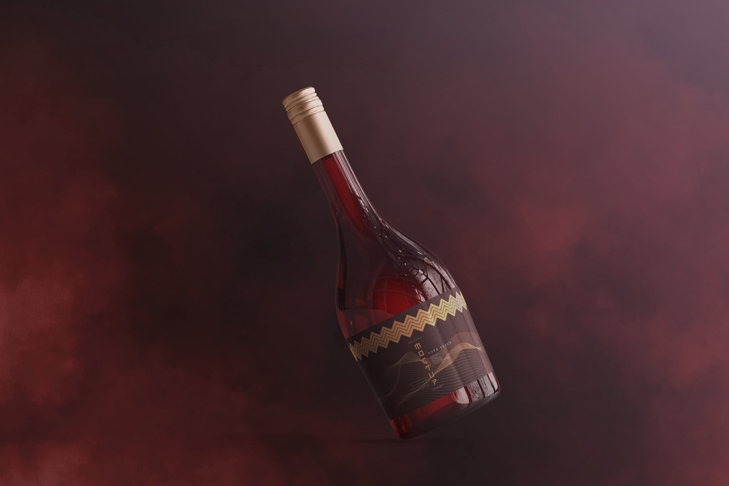 Screw Cap Wine Bottle Mockups