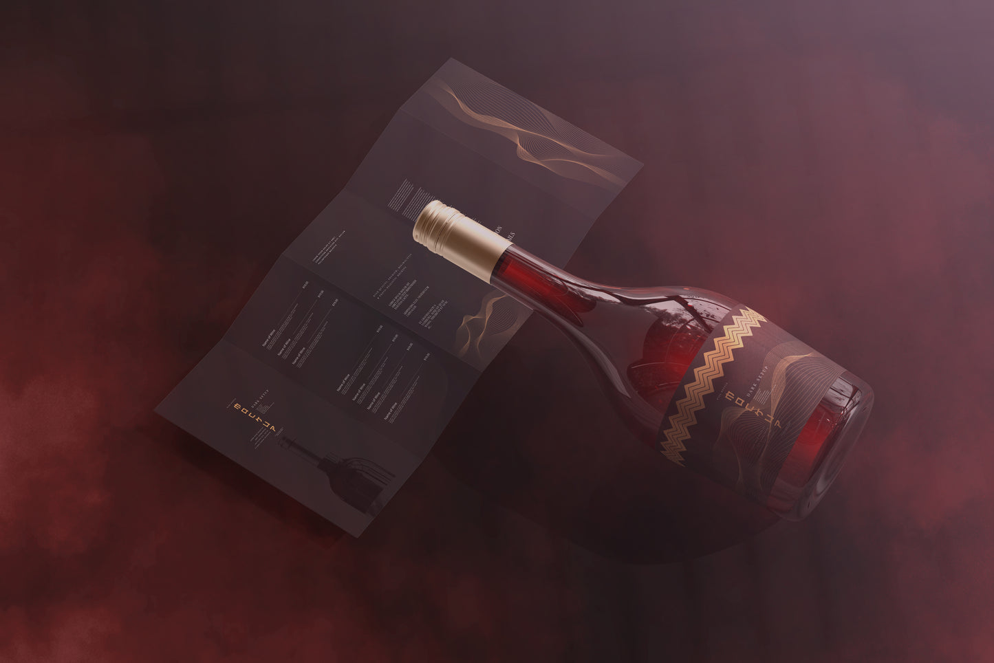 Screw Cap Wine Bottle Mockups