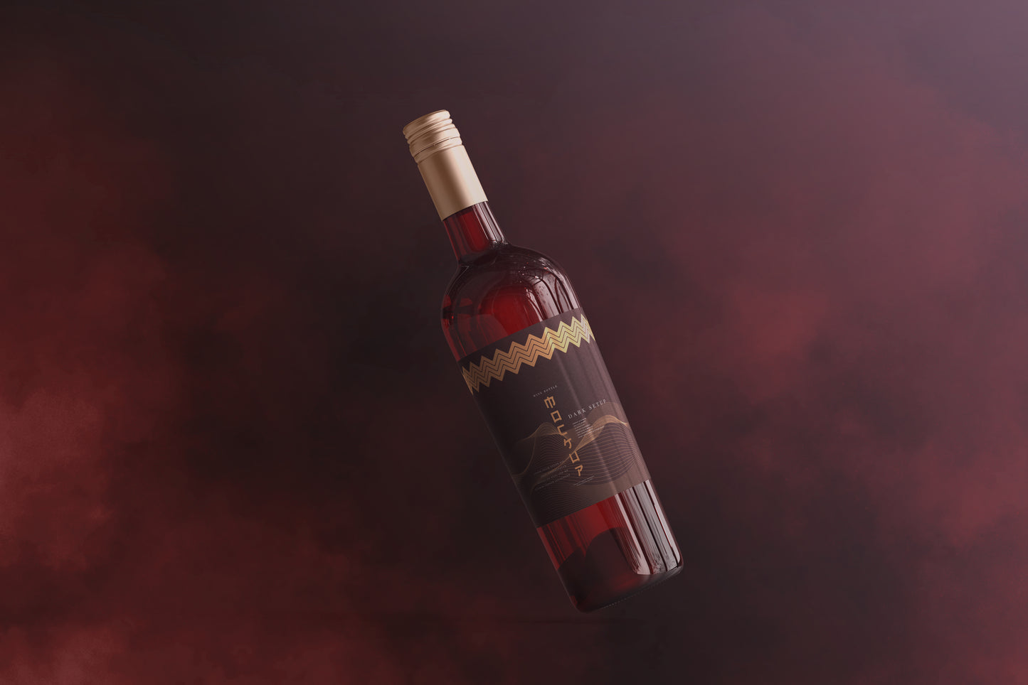 Screw Cap Wine Bottle Mockups