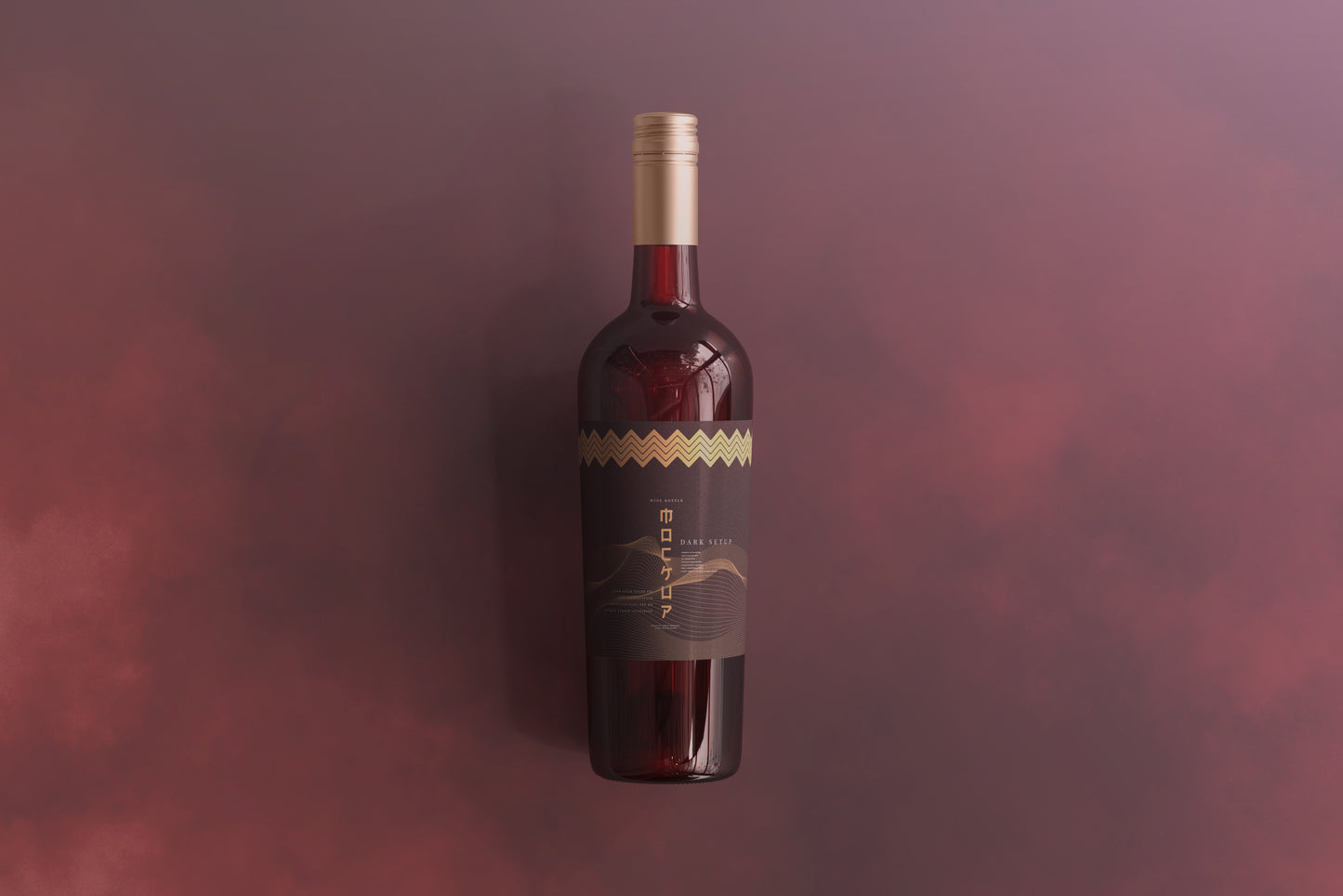 Screw Cap Wine Bottle Mockups