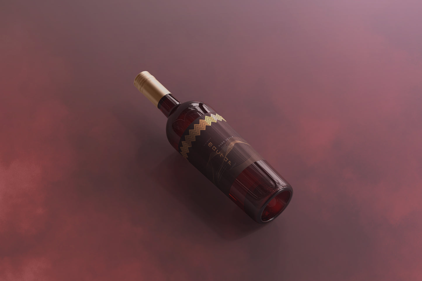 Screw Cap Wine Bottle Mockups