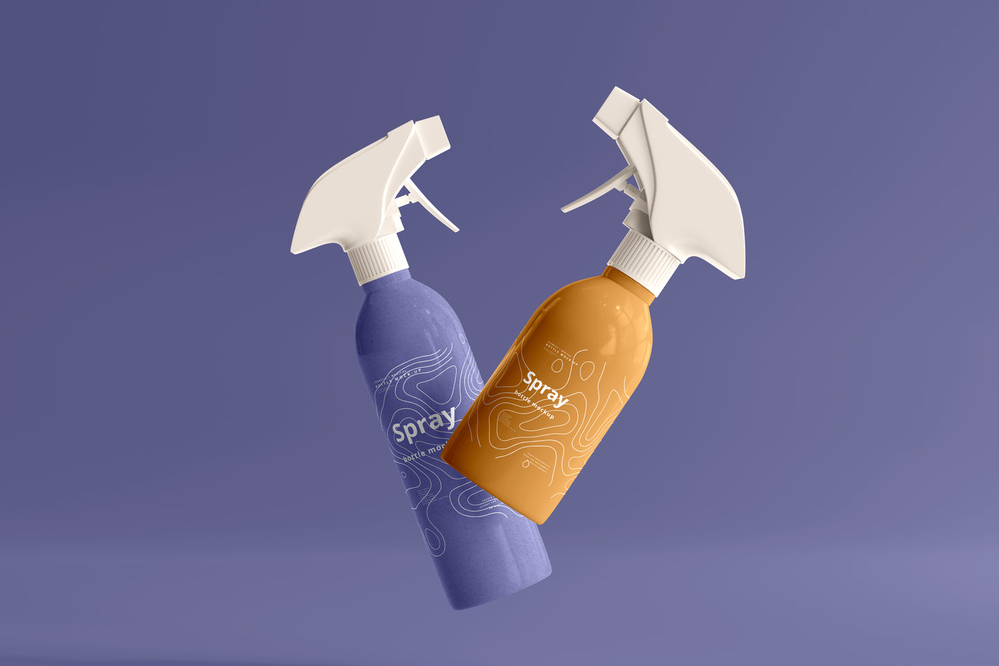 Cosmetic Spray Bottle Mockup