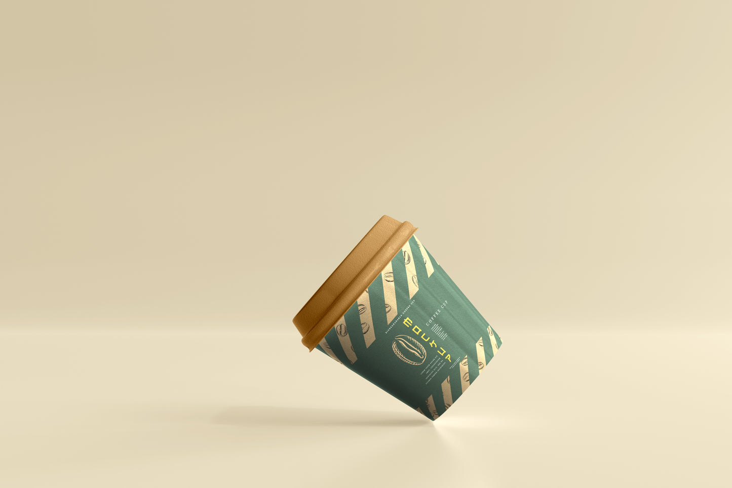 Biodegradable paper cup mockups