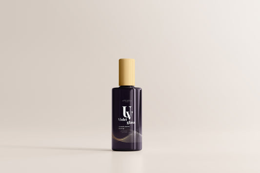 UV Glass Cosmetic Bottle Mockups