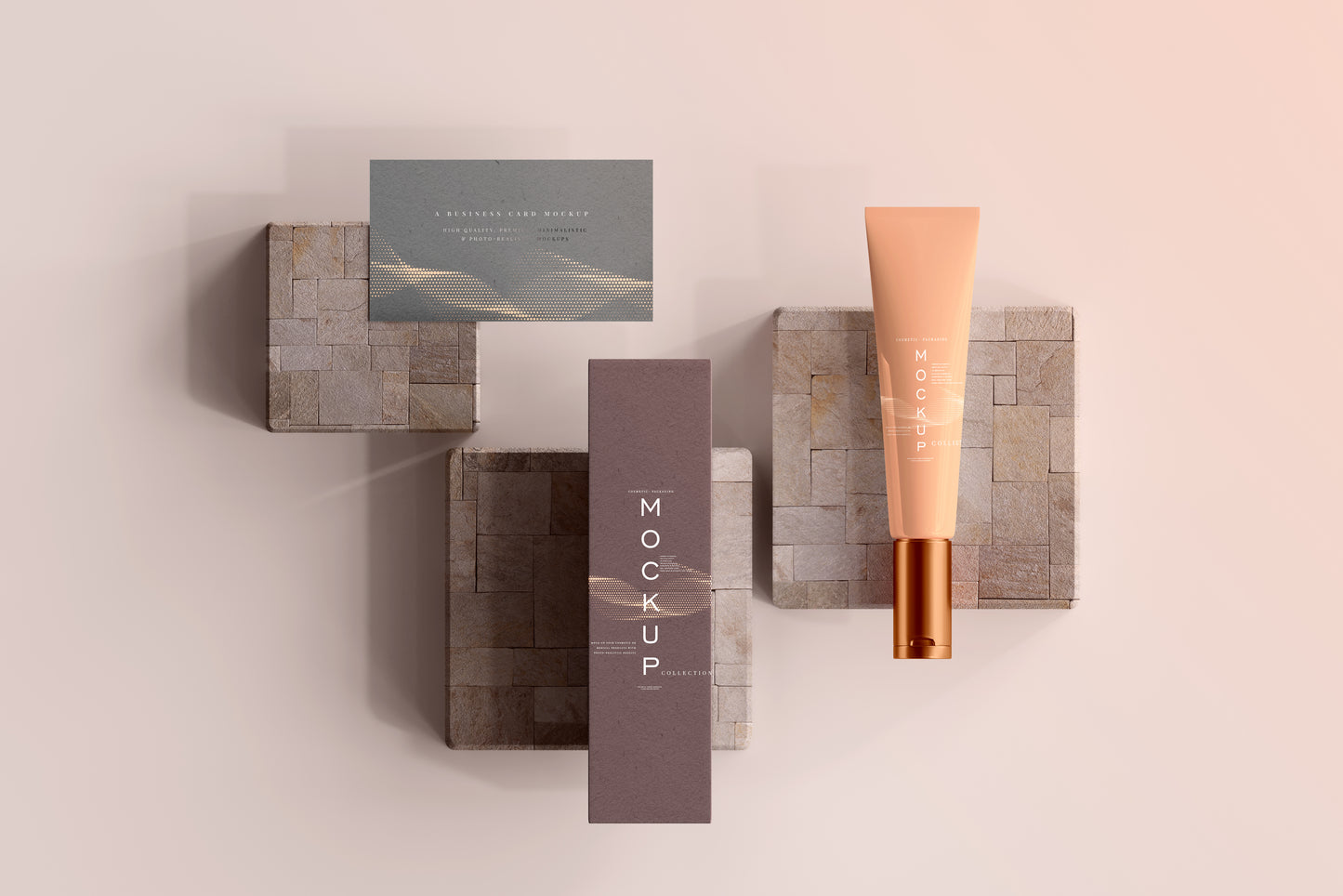 390+ Cosmetic Branding Mockup Scenes