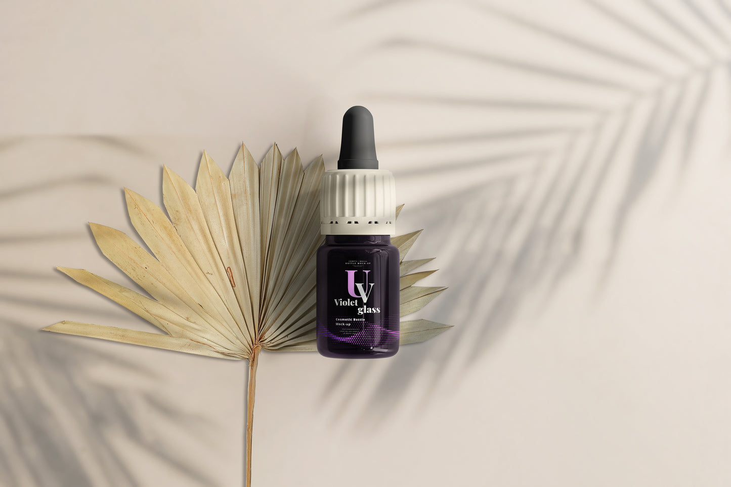 UV Glass Small Dropper Bottle Mockups