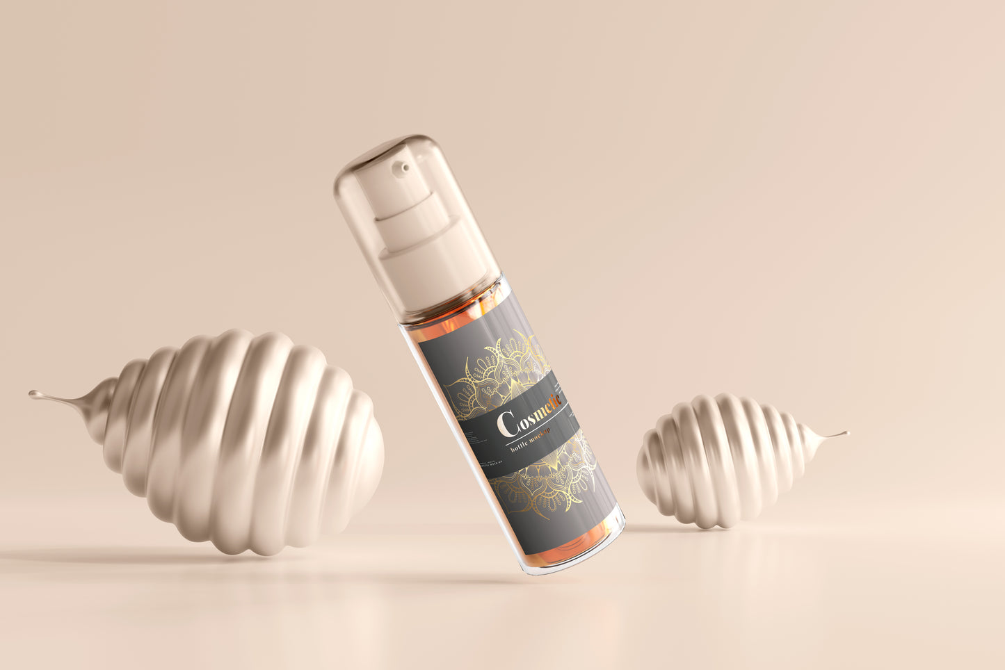 Spray Bottle Label Mockup