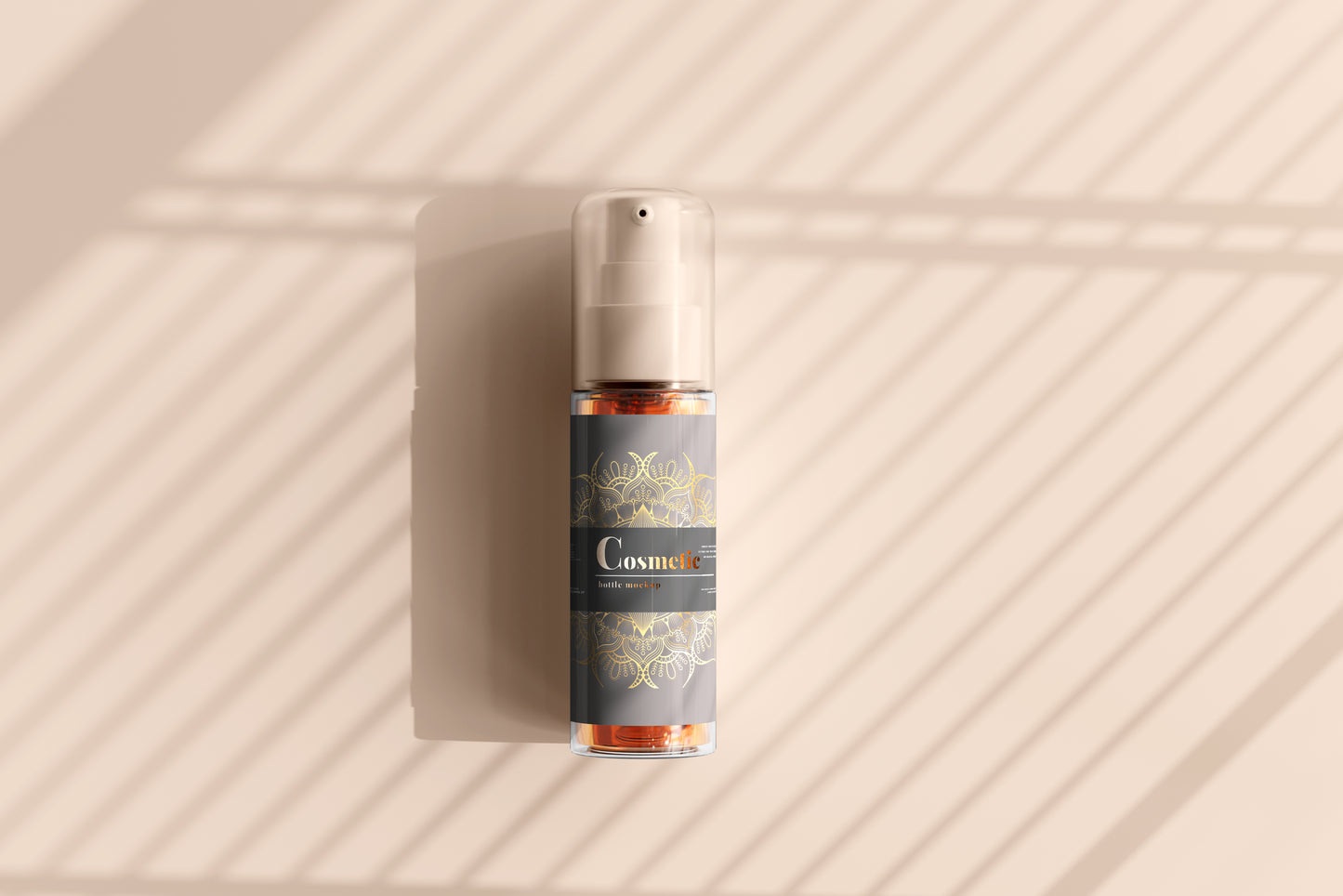 Spray Bottle Label Mockup