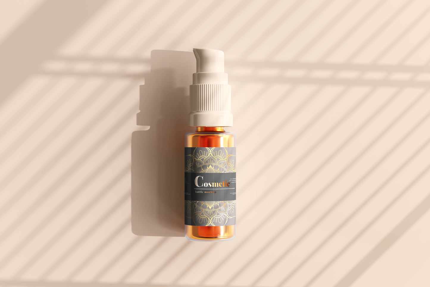 Spray Bottle Label Mockup