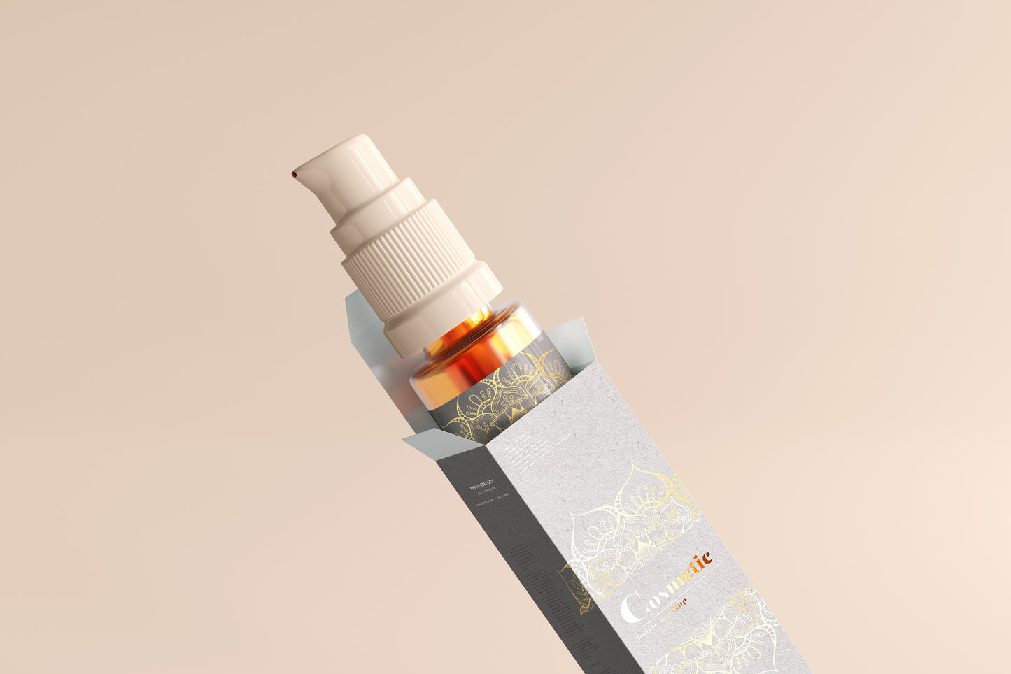 Spray Bottle Label Mockup