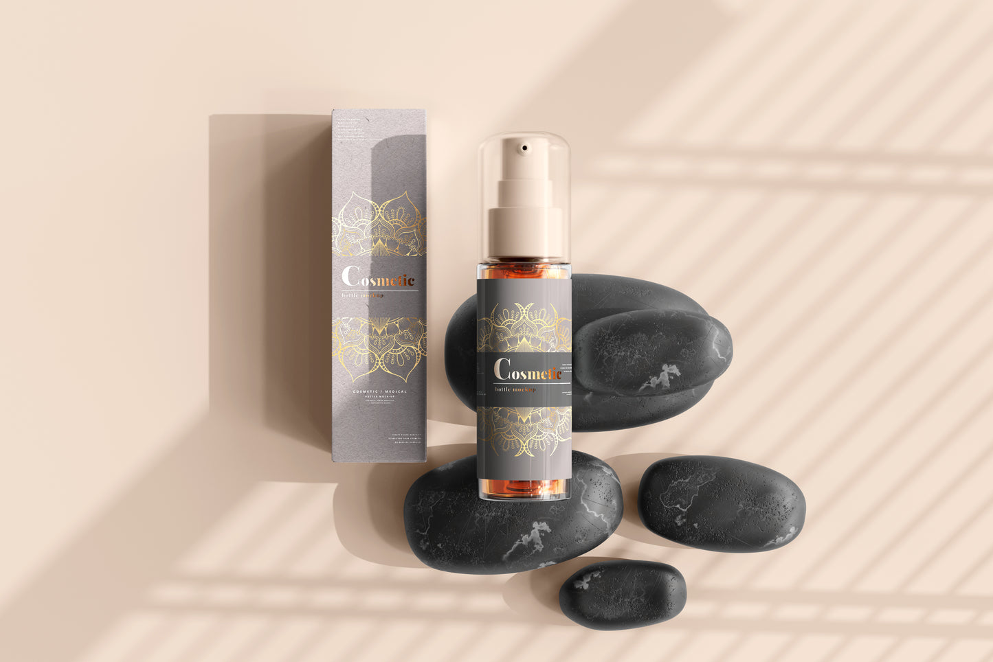 Spray Bottle Label Mockup