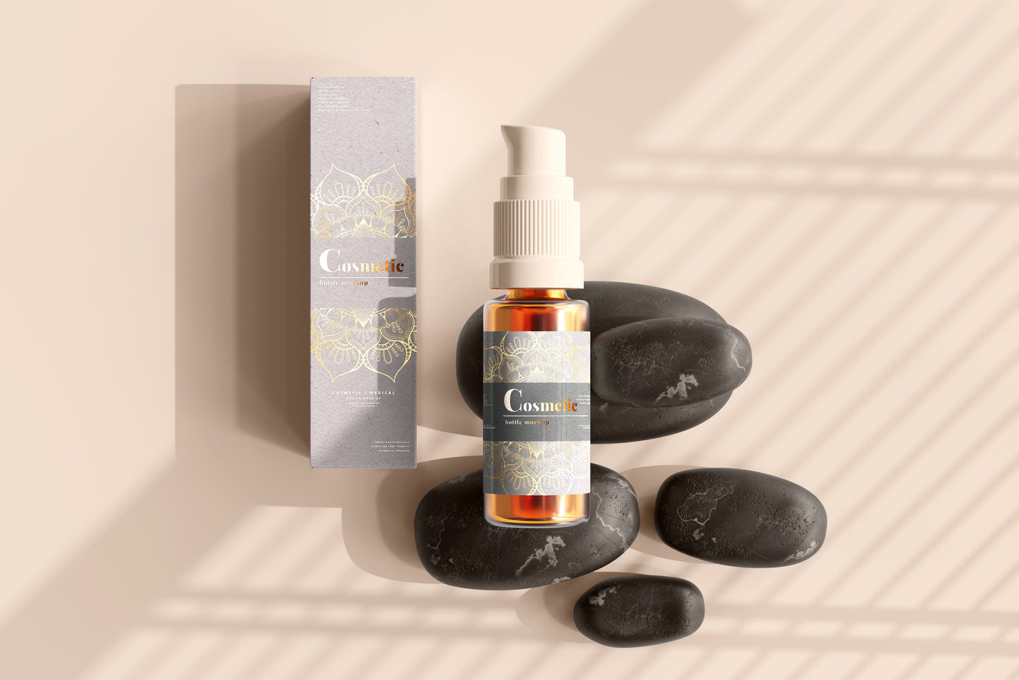 Spray Bottle Label Mockup