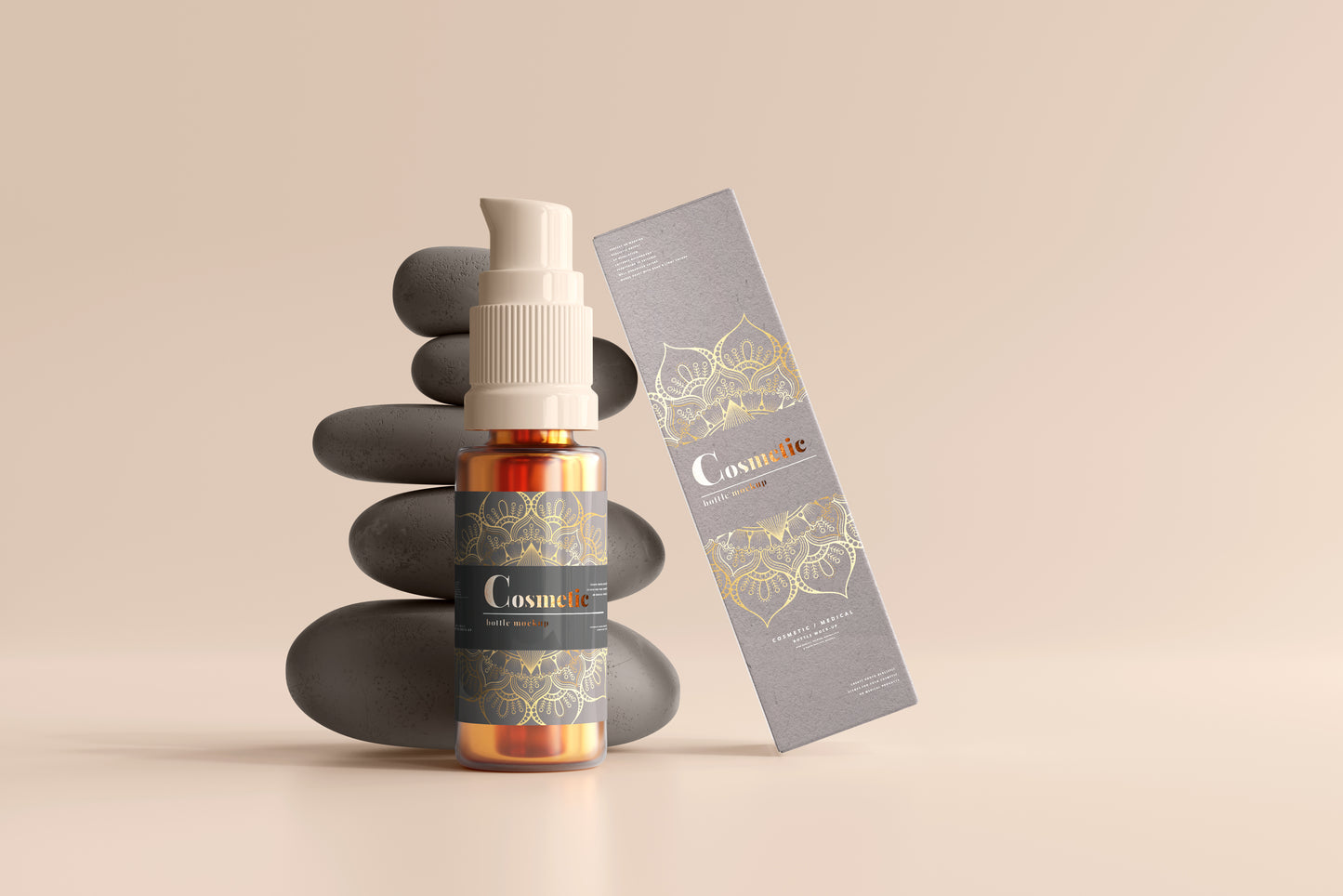 Spray Bottle Label Mockup