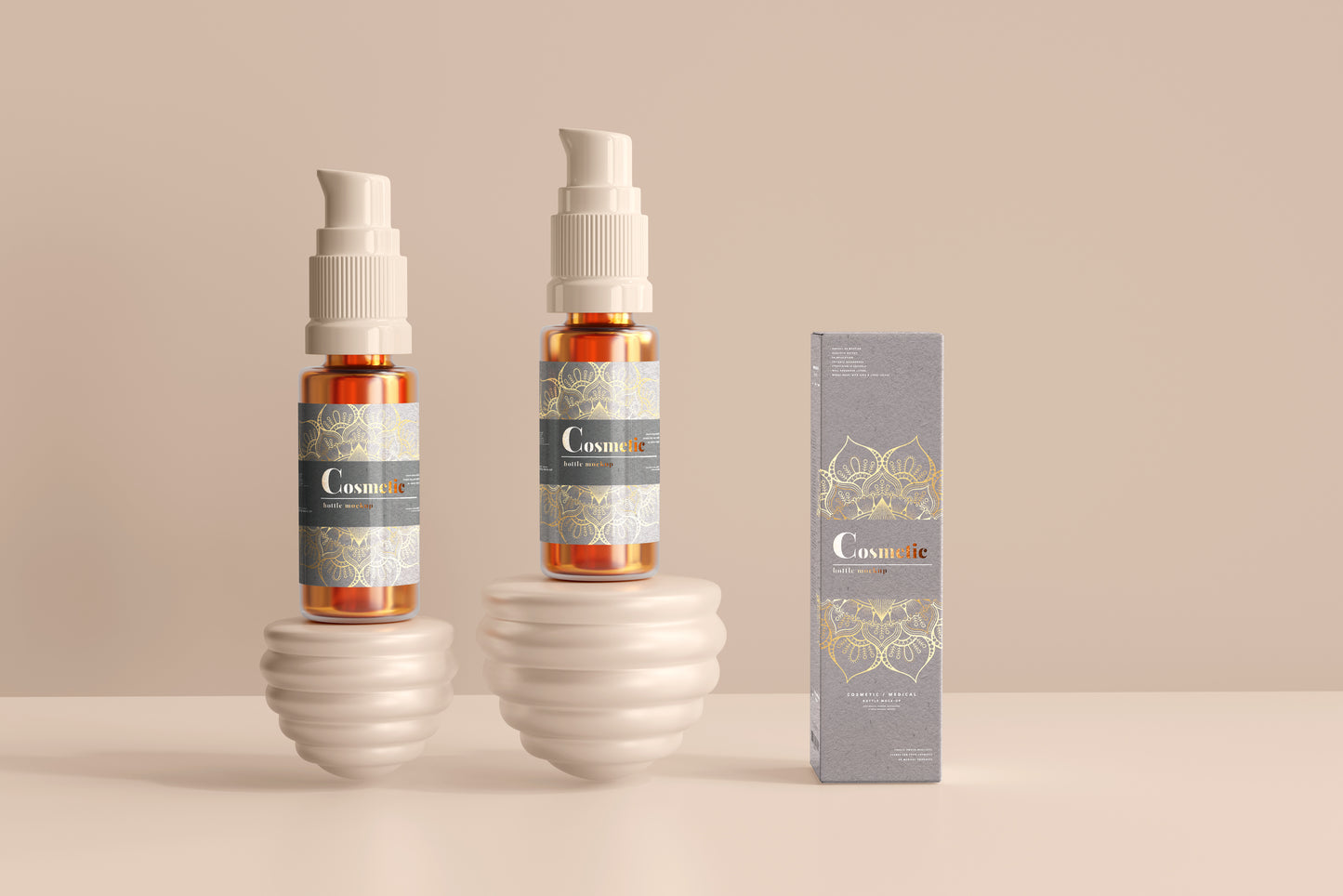 Spray Bottle Label Mockup