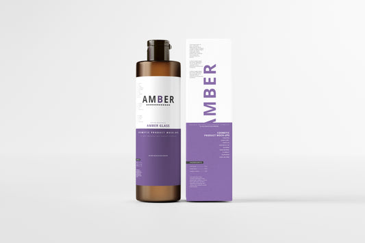 Amber Glass Bottle Mockups
