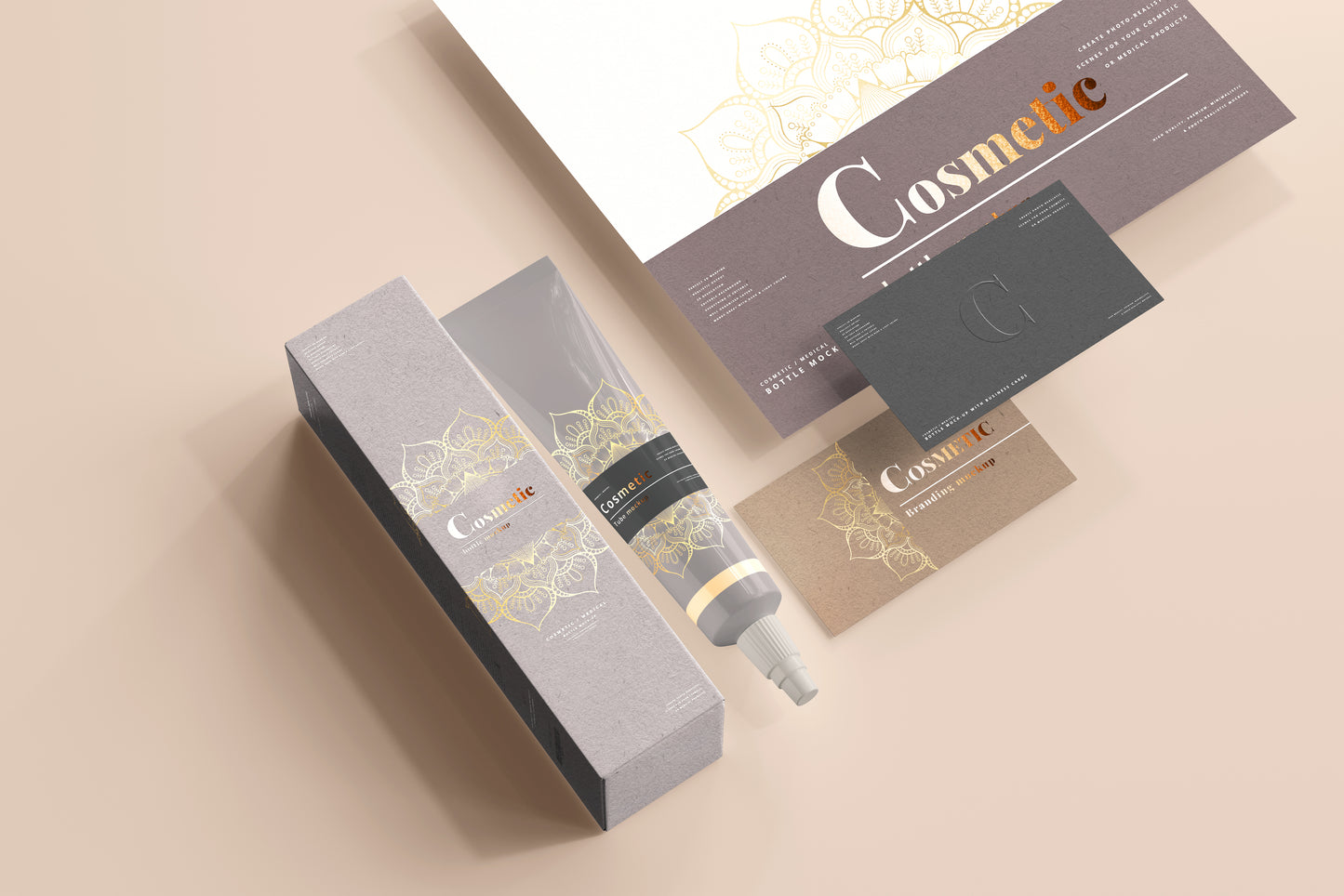 Cosmetic Tube Mockup