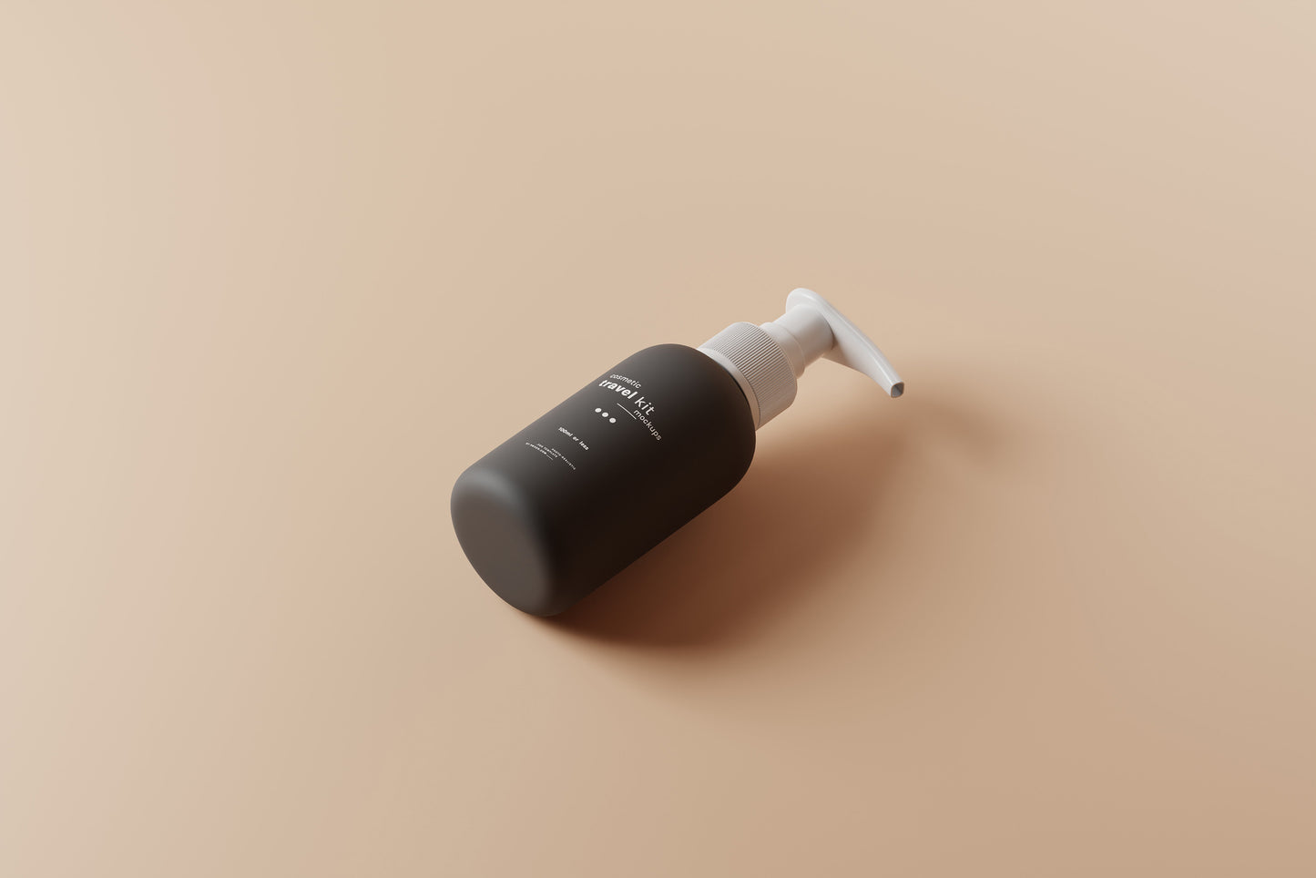 Travel-Size Small Pump Bottle Mockups