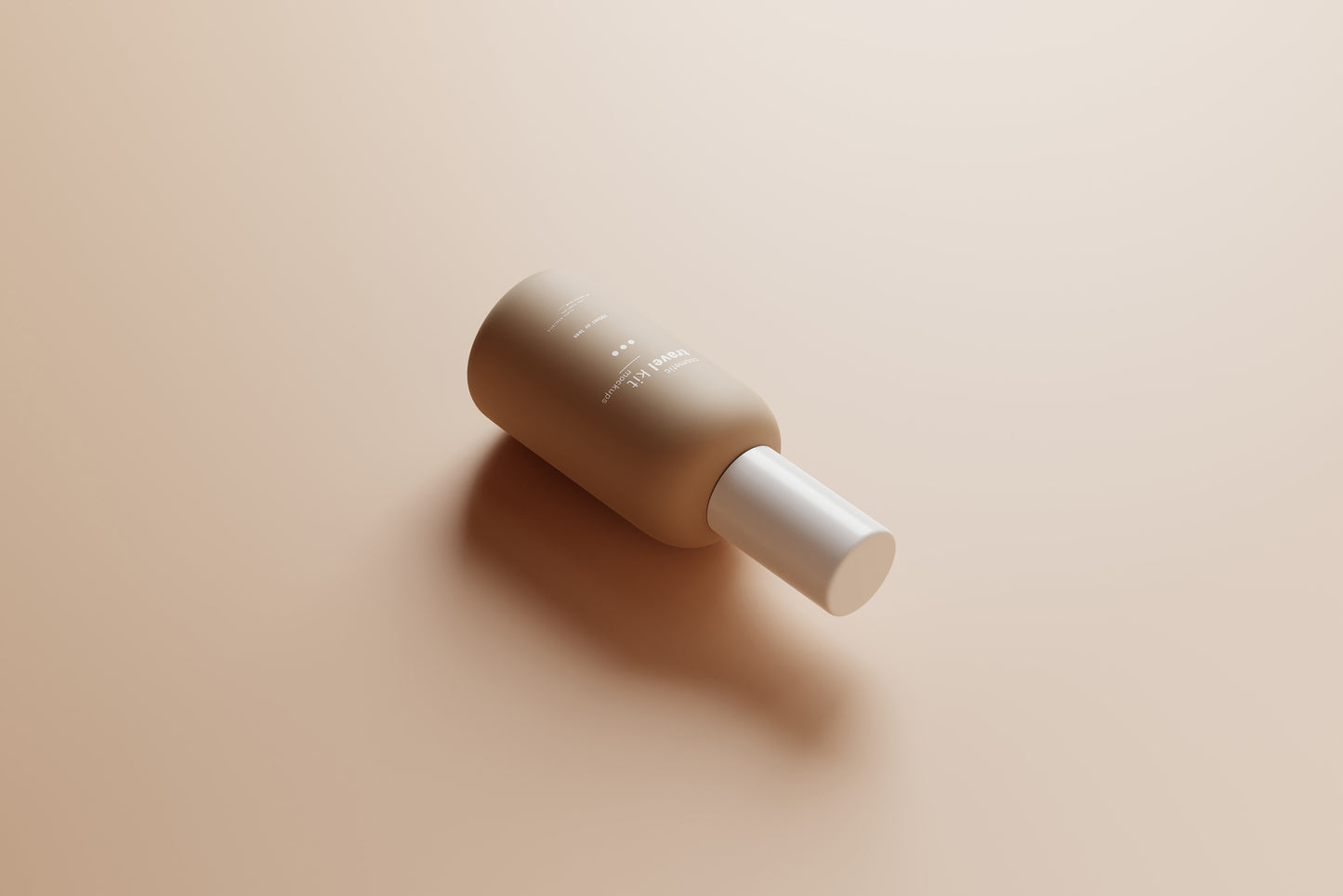 Travel-Size Small Cosmetic Bottle Mockups