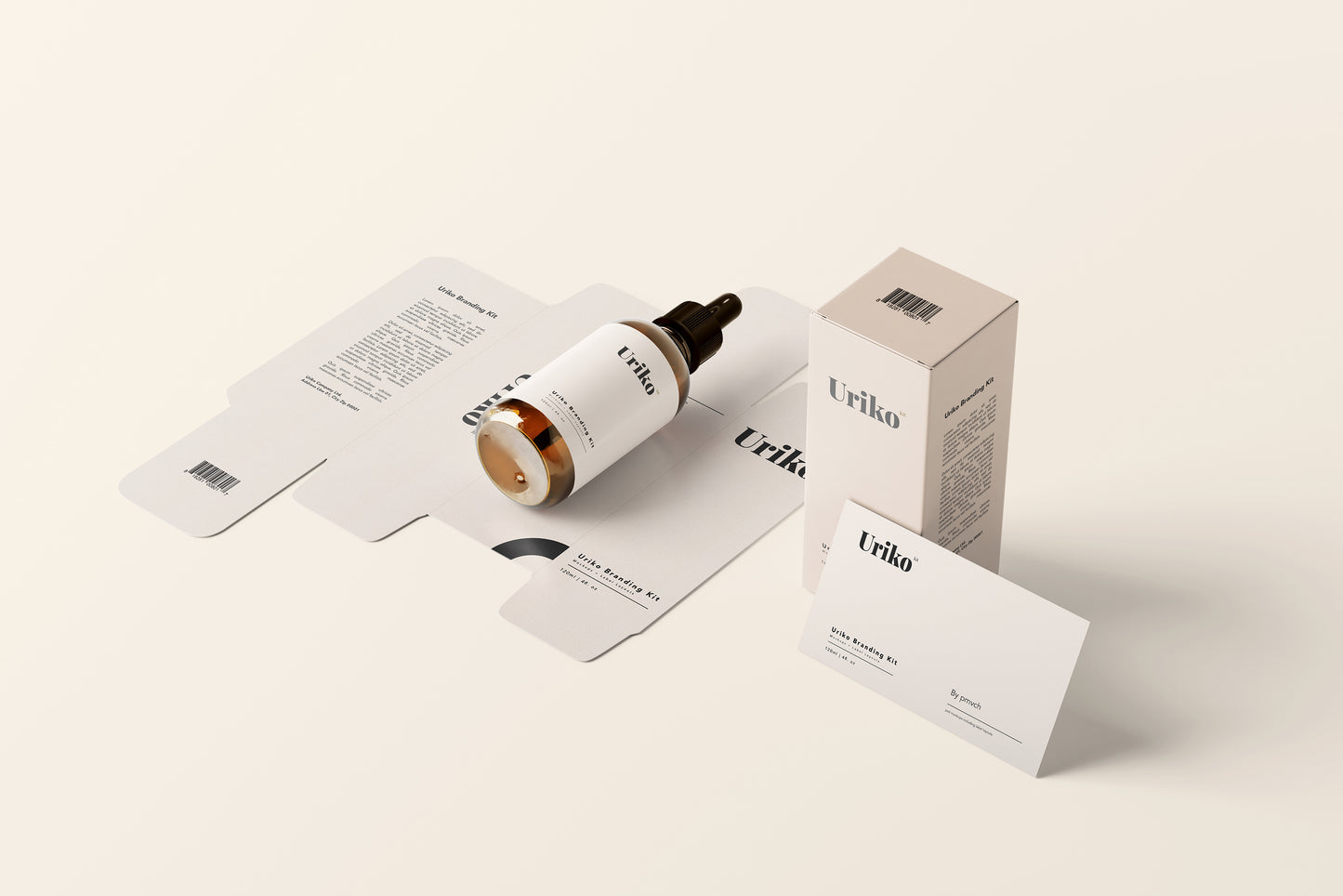 Uriko - Cosmetic Branding Mockup Kit