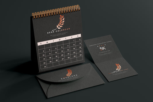 Desk Calendar Mockup