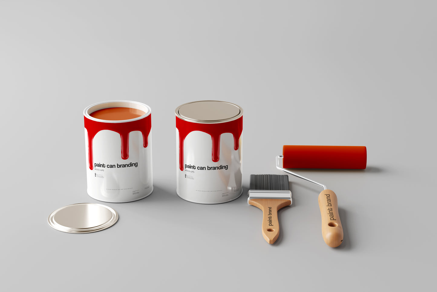 Paint Tin Can Mockups