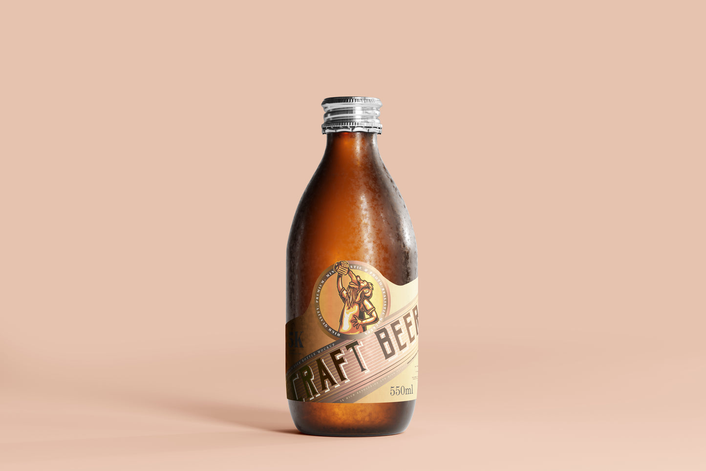 Cold Beer Bottle Mockups