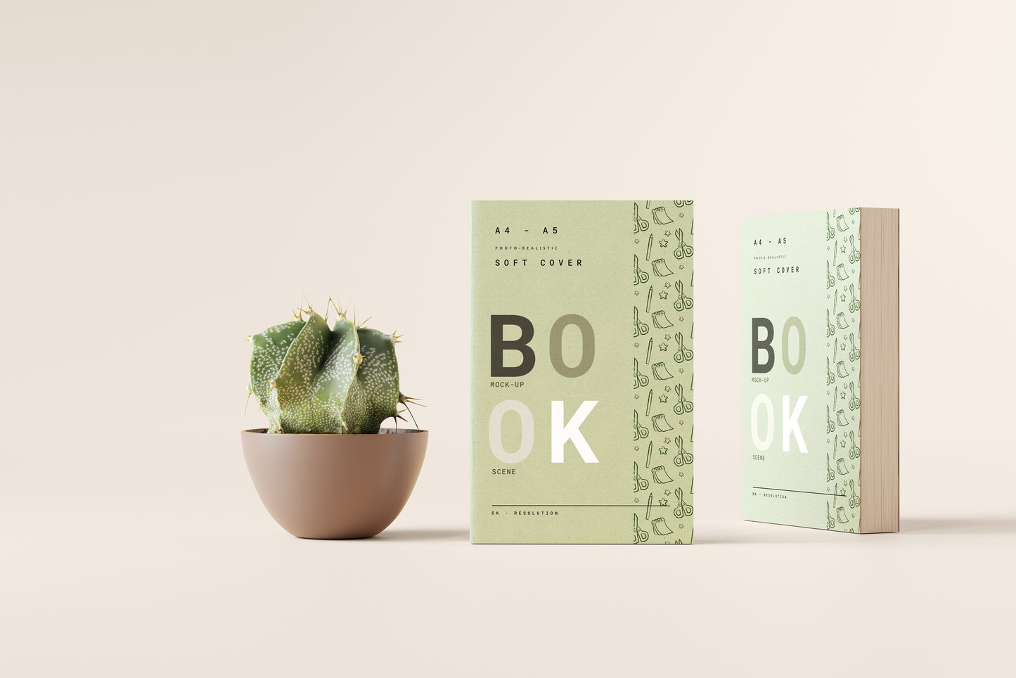 Softcover Large Book Mockups