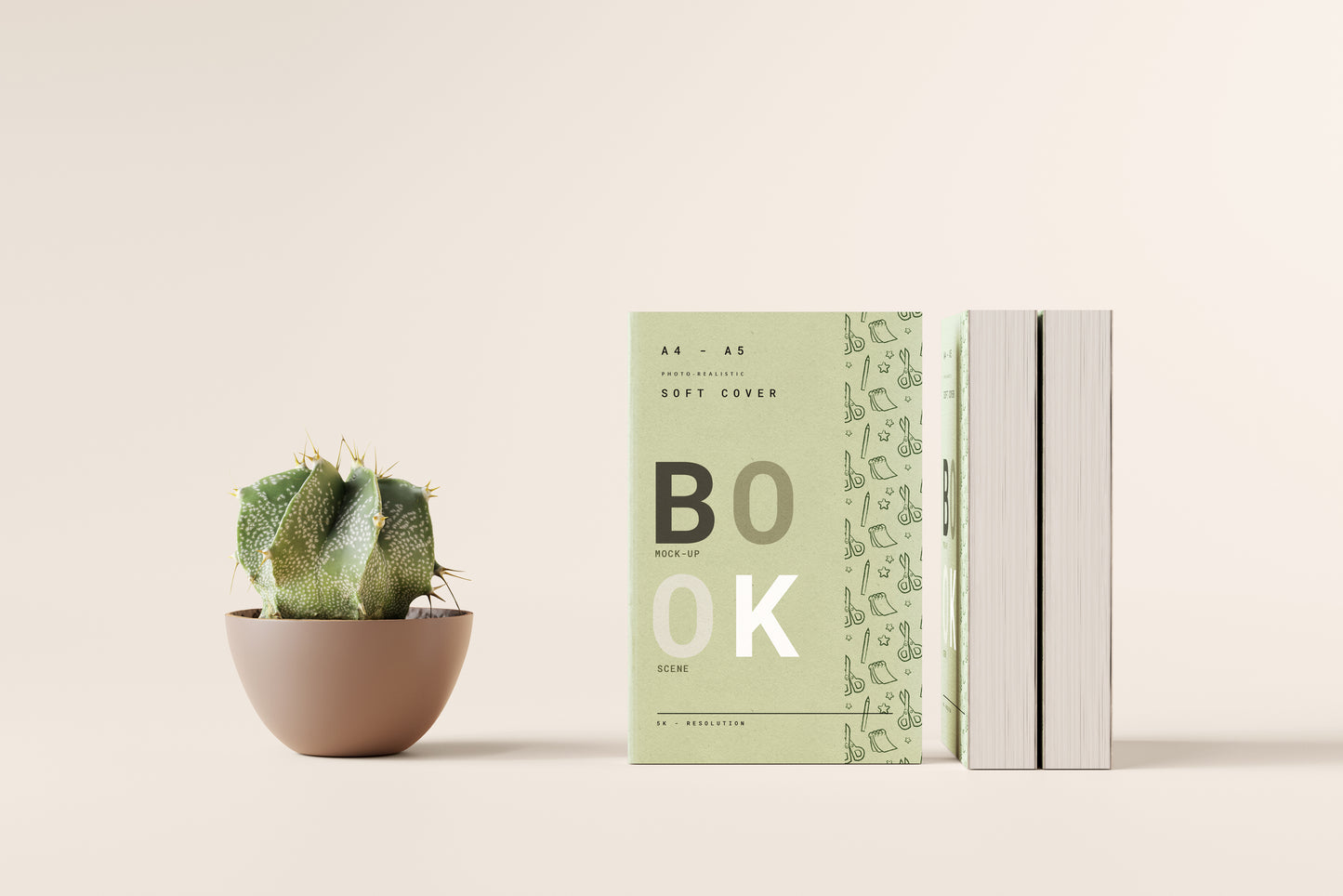 Softcover Large Book Mockups